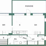 Ylaekerran Asunto Parvekkeella Ja Saunalla Ferienhaus *